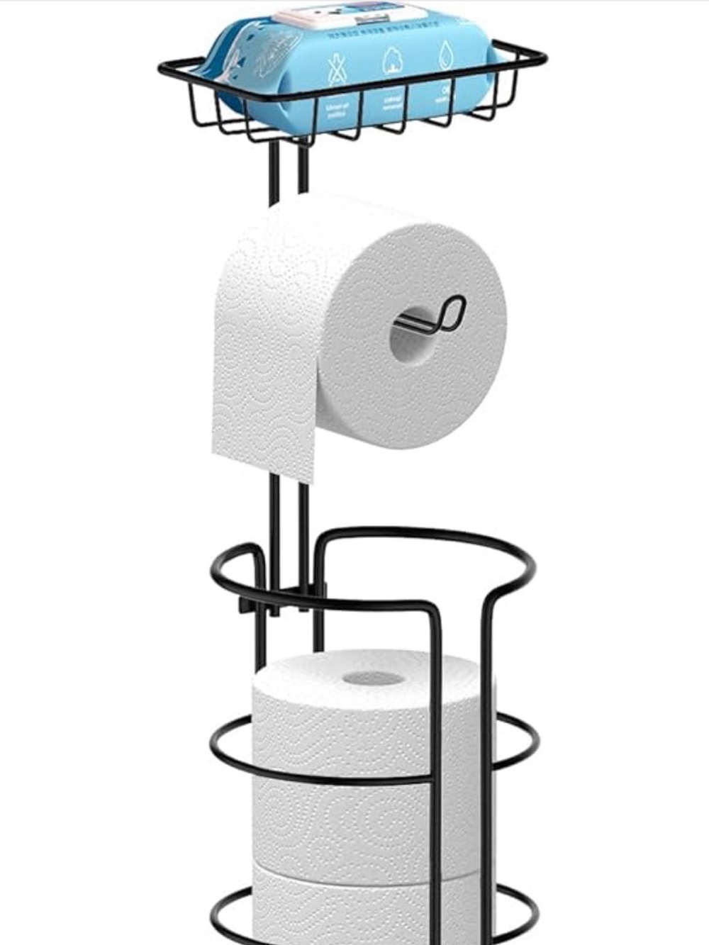NWT-Toilet Paper Holder With Shelf